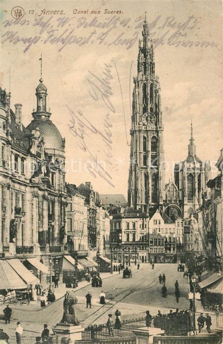 Anvers Antwerpen Canal aux Sueres