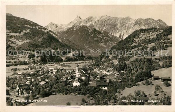 Schruns Tschagguns Panorama im Montafon