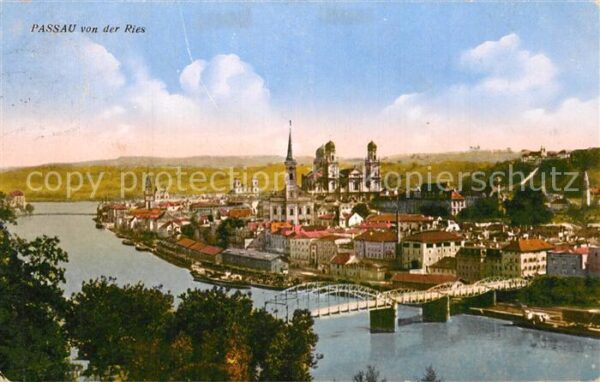 Passau Blick von der Ries