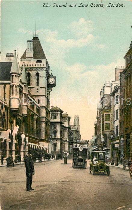 London The Strand and Law Courts