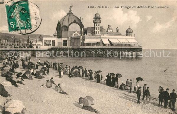 Nice Alpes Maritimes Plage Jetee-Promenade