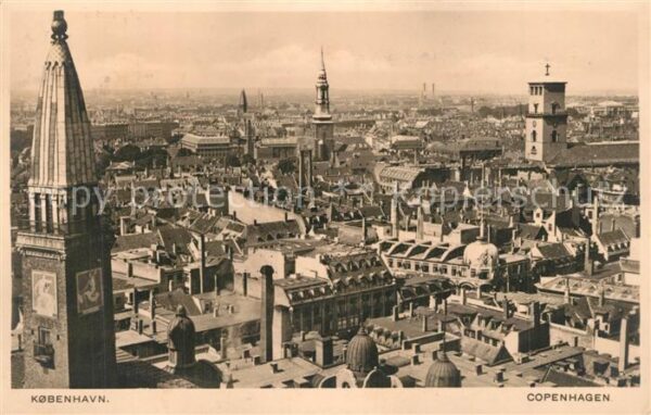 Kobenhavn Blick vom Rathausturm