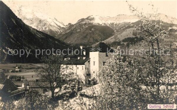 Golling Salzach Schloss Panorama