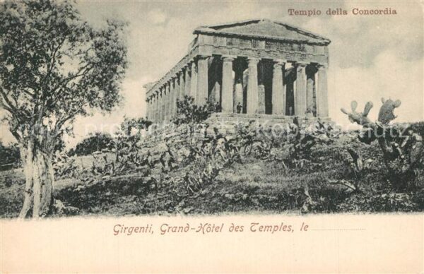 Girgenti Agrigento Grand Hotel des Temples