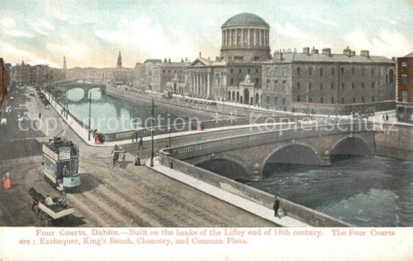 Dublin Ireland Four Courts Built on the banks of the L