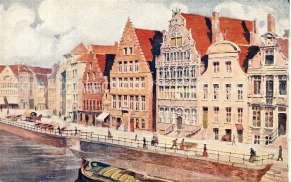 Gent Gand Flandre De Graslei