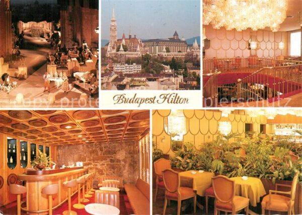 Budapest Hilton Hotel Foyer Bar Gastraum
