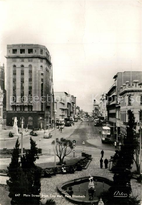 Port Elizabeth Southafrica Main Street from City Hall