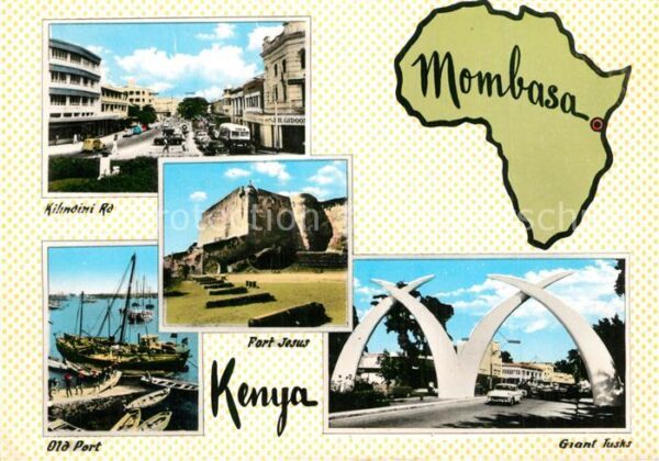 Kenya Kihndini Rd Old Port Fort Jesus Grant T