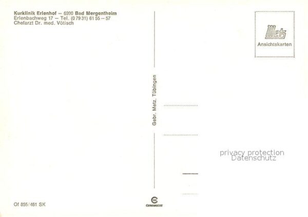 Bad Mergentheim Kurklinik Erlenhof – Bild 2
