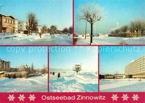 Zinnowitz Ostseebad Dünenstrasse Strandhauptzugang Karl Mar