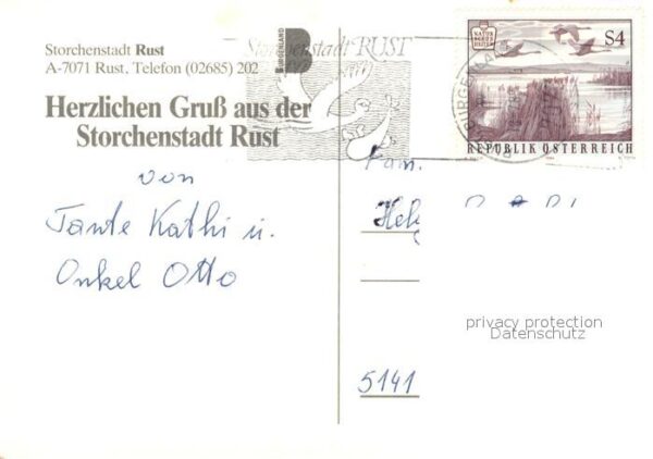 Rust Burgenland Storchenpostamt – Bild 2
