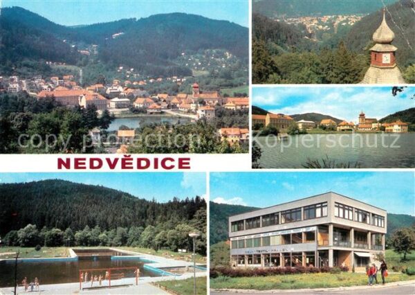 Nedvedice Okres Venkov Panorama Schwimmbad Teilansichten