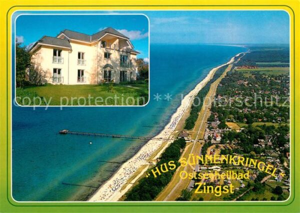 Zingst Ostseebad Hus Sünnenkringel Fliegeraufnahme