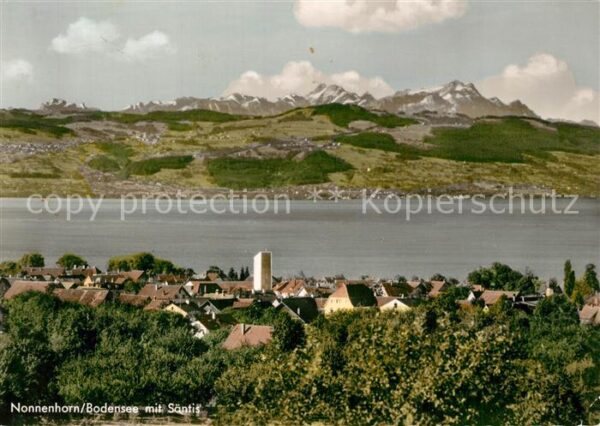 Nonnenhorn Bodensee mit Säntis