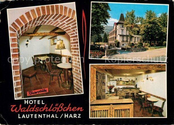 Lautenthal Harz Hotel Waldschlösschen Bierstube Gaststu