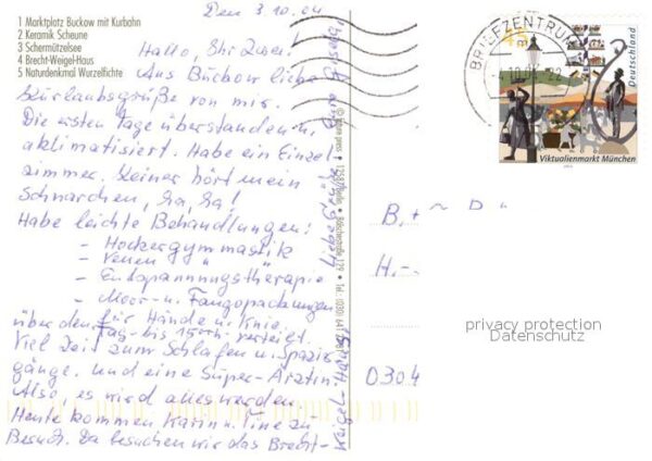 Buckow Maerkische Schweiz Marktplatz Kurbahn Keramik Scheune Sche – Bild 2