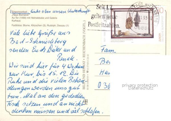 Bad Schmiedeberg Eisenmoorbad Haus Bismarck Au Tor Heima – Bild 2