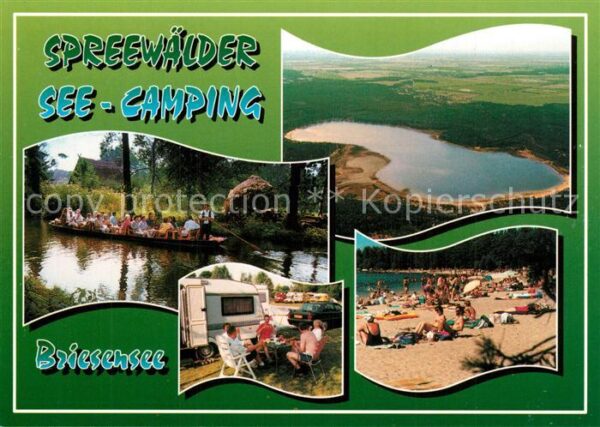 Briesensee Panorama Spreewald See Camping Strand