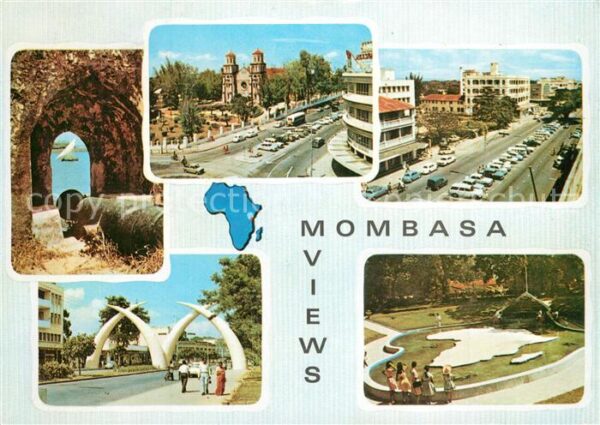 Mombasa Kanone Stadtansichten Park