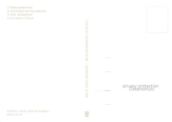 Greifswald Rubenowdenkmal PdF HOG Boddenhus Hafen – Bild 2