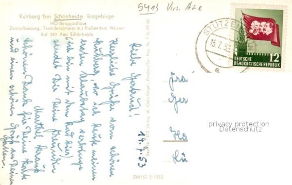 Schoenheide Erzgebirge Kuhberg HO Berggasthaus Aussichtsturm – Bild 2