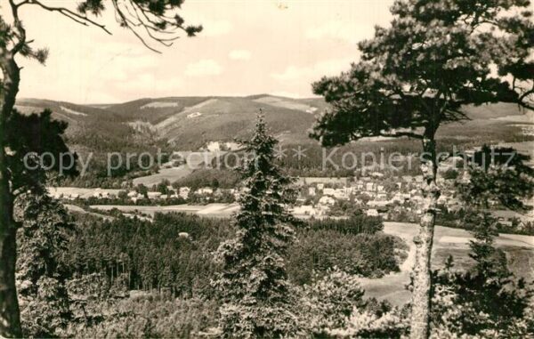 Graefenroda Panorama Thüringer Wald