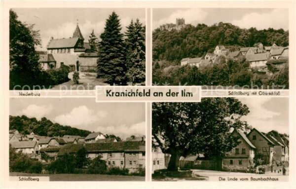 Kranichfeld Niederburg Schlossberg Oberschloss Lind
