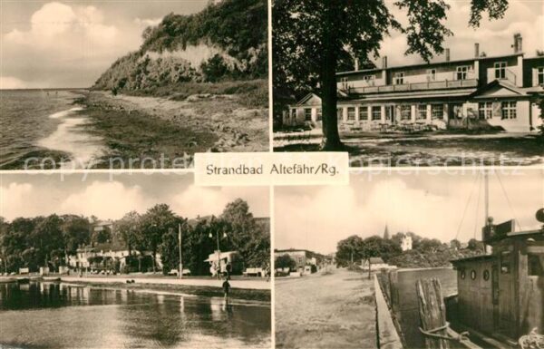 Altefaehr Ruegen Strandbad Fischkutter Ferienheim Gastst