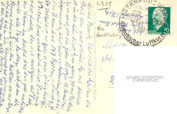 Gernrode Harz FDGB Erholungsheim Fritz Heckert Empfan – Bild 2
