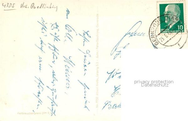 Gernrode Harz FDGB Erholungsheim Fritz Heckert Empfan – Bild 2