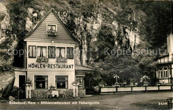 Ruebeland Harz Höhlenrestaurant mit Felsengrotte