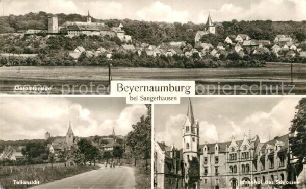 Beyernaumburg Gesamtansicht Innenhof Schloss Ansicht