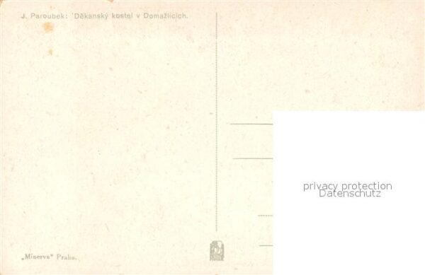 Domazlice Dekansky kostel J. Paroubek Künstlerkar – Bild 2