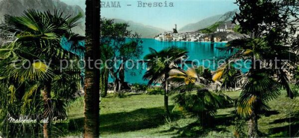 Malcesine Lago di Garda Park am Ufer des Gardasees