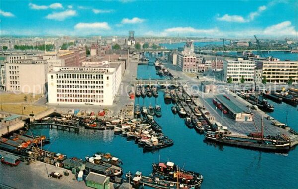 Rotterdam Gezicht op het Centrum Blick auf Stadtm