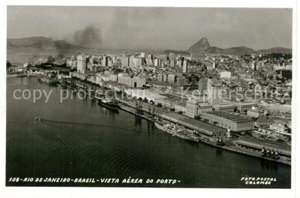 Rio de Janeiro Vista aérea do porto