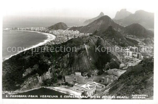 Rio de Janeiro Panorama Praia Vermelha e Copacabana