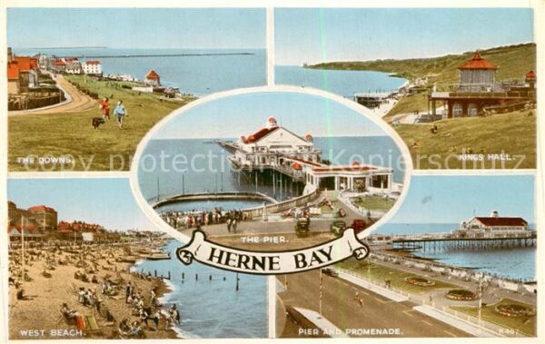 Herne Bay The Downs Kings Hall West Beach Pier an