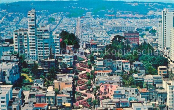 San Francisco California Lombard Street