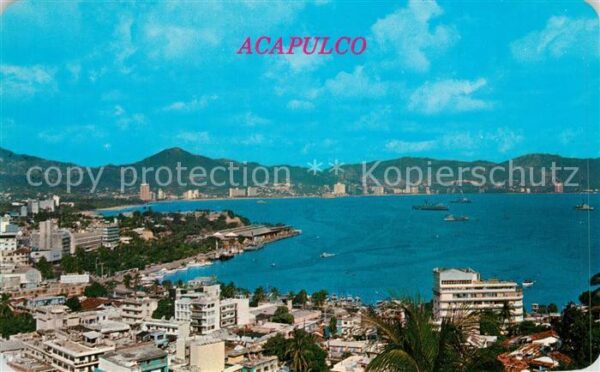 Acapulco Vista panorámica de la Bahía de Acapulc