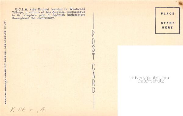 Los Angeles California University of California U.C.L.A. Westw – Bild 2