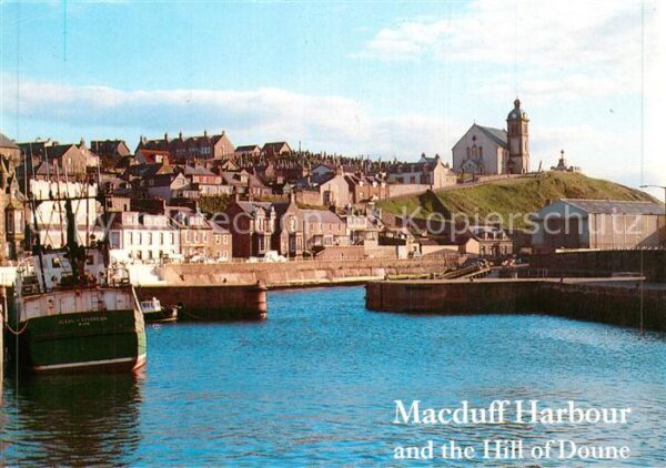 Macduff Harbour and Hill of Doune