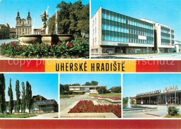 Uherske Hradiste Teilansichten Gebäude