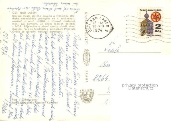 Usti nad Labem Denkmal Gebäude Partie am Fluss Dampfer – Bild 2