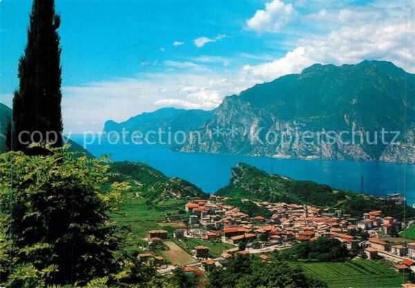 Nago Lago di Garda Panorama Gardasee Alpen