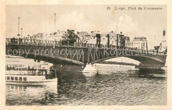 Liege Luettich Pont du Commerce