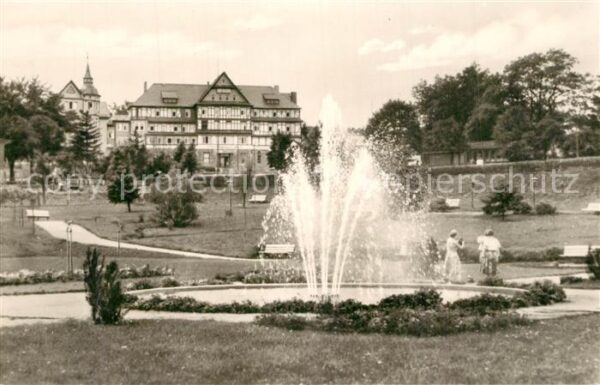 Oberhof Thueringen Blick zum Ernst Thälmann Haus