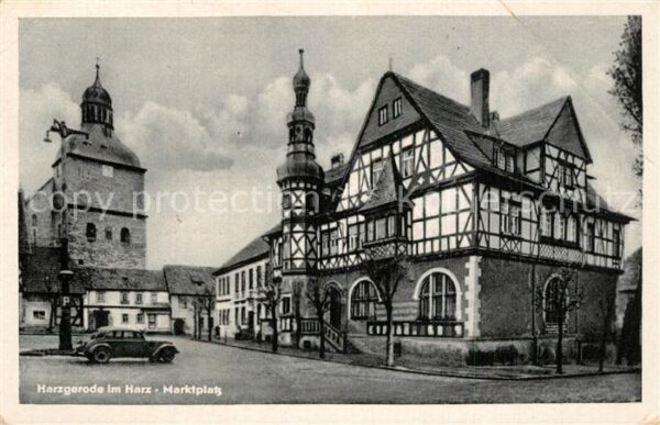 Harzgerode Marktplatz