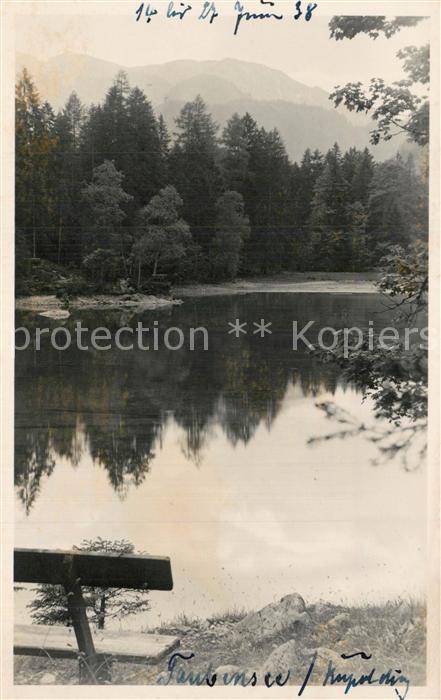 Ruhpolding Partie am Taubensee Alpen